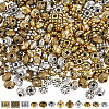 240Pcs 12 Styles Tibetan Style Alloy Spacer Beads TIBE-SC0002-59D-1