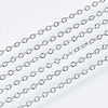 Tarnish Resistant 304 Stainless Steel Chains CHS-S001-12B-P-1