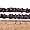 Opaque Glass Beads Strands GLAA-N073-01J-4