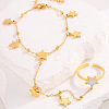 Women's 304 Stainless Steel Bracelets WG05C33-01-2
