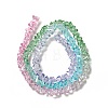 Transparent Glass Bead Strands GLAA-H023-02G-3