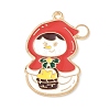 Christmas Alloy Enamel Pendants ENAM-B035-02M-14KCG-1