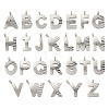 Letter A~Z 304 Stainless Steel Charms STAS-G345-01P-1