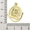 Brass Micro Pave Cubic Zirconia Pendants KK-K354-08A-G-3