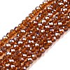 Electroplate Glass Beads Strands EGLA-A044-T1mm-A02-1
