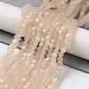 Transparent Glass Beads Strands X1-EGLA-A034-T4mm-MB20-2