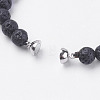 Natural Lava Rock Beads Bracelets BJEW-E326-13F-3