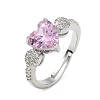 Brass Adjustable Finger Ring for Women CU-CBA7E55-05P-4