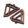 Walnut Wood Laser Cut Pendants WOOD-Q051-03B-2