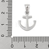 304 Stainless Steel Micro Pave Cubic Zirconia Pendants STAS-D112-03P-09-3