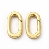 Rack Plating Brass Spring Gate Rings X-KK-H436-13A-G-1