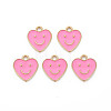 Alloy Enamel Charms ENAM-T016-12D-RS-1