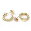 Brass Stud Earrings EJEW-K247-11G-2