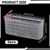 3-Section Plastic Rhinestone Storage Boxes AJEW-WH0752-784A-2