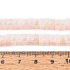 AB Color Plated Opaque Glass Beads Strands GLAA-T026-3x6mm-P11-4