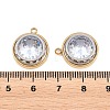 304 Stainless Steel Rhinestone Pendants STAS-Z203-01G-01-3