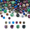 Craftdady 250Pcs 10 Styles Resin Beads RESI-CD0001-18-11