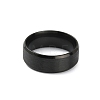 201 Stainless Steel Plain Band Ring for Men Women RJEW-WH0010-06E-MB-2