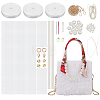 DIY Ribbon Knitting Women's Handbag Kits DIY-WH0453-08A-1