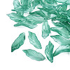 Transparent Spray Painted Glass Pendants X-GLAA-N035-017-F04-1