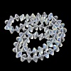 Electroplate Glass Beads Strands EGLA-G038-01A-AB02-2