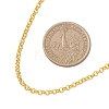 3MM 304 Stainless Steel Rolo Chain Necklaces NJEW-JN05622-02-4
