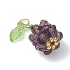 Glass Pendants PALLOY-MZ01248-02-3