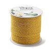 20M Polyester Braided Cord for Jewelry Making OCOR-G015-04A-17-2