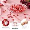 Valentine's Day Theme Handmade Polymer Clay Beads FIND-CW0001-25-5