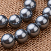 Polished Round Grade A Shell Pearl Bead Strands BSHE-M027-8mm-16-1