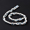 Handmade Porcelain Ceramic Beads Strands LAMP-B021-06E-4