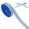 10Yards Polyester Flower Ribbon OCOR-TA0003-63A-3