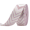 Vintage Jacquard Polyester Ribbon OCOR-WH0111-143-1
