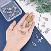 18Pcs 9 Style Rack Plating Alloy European Dangle Charms FIND-BC0002-62-3