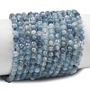 Natural Devil Blue Aquamarine Beads Strands G-NH0073-B01-4mm-2