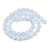 Natural Dyed White Jade Beads Strands GG-CBAEB22-B01-8mm-02-5