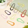 FINGERINSPIRE 60Pcs 10 Colors Plastic Replacement Pull Tab Accessories FIND-FG0001-15-5