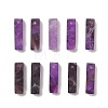 Natural Amethyst Pendants G-L593-01H-1