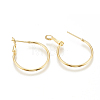 Brass Hoop Earrings Y-KK-S341-84-2