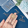 Unicraftale 5Pcs 2 Styles Multi-Stand 304 Stainless Steel Chandelier Component Link Clasps FIND-UN0001-66-4