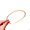 Resin Braided Thin Hair Bands OHAR-PW0003-191I-1