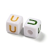 Opaque Acrylic Beads OACR-I022-01U-2