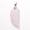 Natural Rose Quartz Pendants LS-G-E339-02H-2