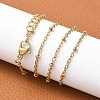 PVD Vacuum Plating 304 Stainless Steel Necklaces X-NJEW-E080-14G-4