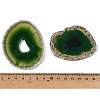 Natural Druzy Agate Slice Cabochons G-F826-E08-3