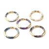 Acrylic Imitation Gemstone Curved Tube Beaded Chunky Stretch Bracelet for Women BJEW-JB07634-1