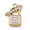 UV Plating Alloy Crystal Rhinestone Pendants RB-CBAD37D-09G-1