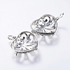 Hollow Alloy Cage Pendants TIBEP-L003-18AS-3