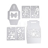 Gift Cases Carbon Steel Cutting Dies Stencils DIY-XCP0004-12-1