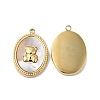 Ion Plating(IP) 304 Stainless Steel Pendants STAS-Q215-39G-1
